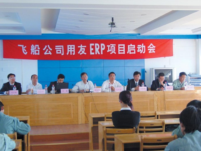 ERP project launch meeting
